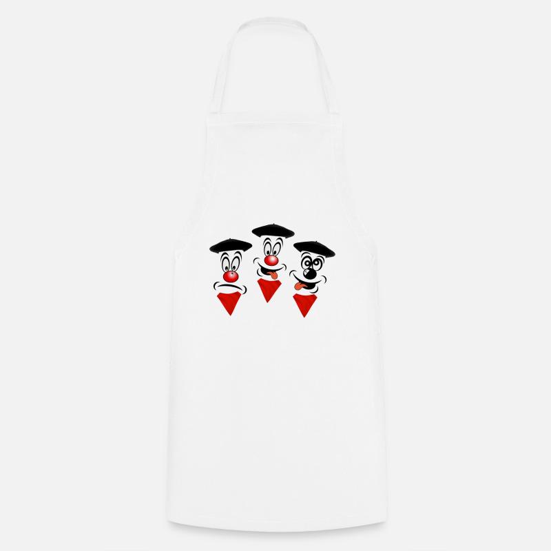 basque design - Tablier de cuisine - blanc