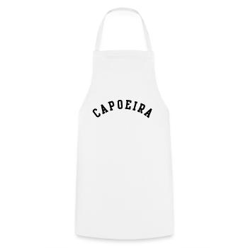 Capoeira Curved Logo - Kochschürze - Weiß - Vorne - AI Model Male 185 dark (185cm)