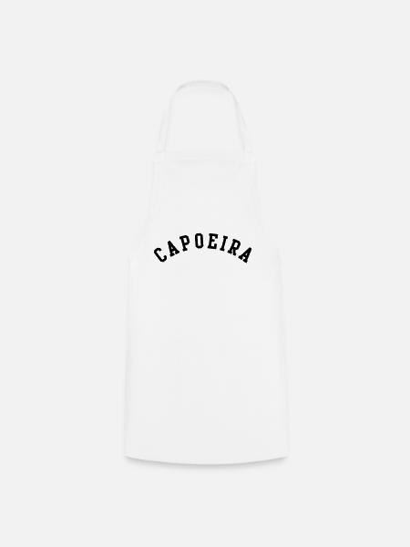 Capoeira Curved Logo - Tablier de cuisine - blanc