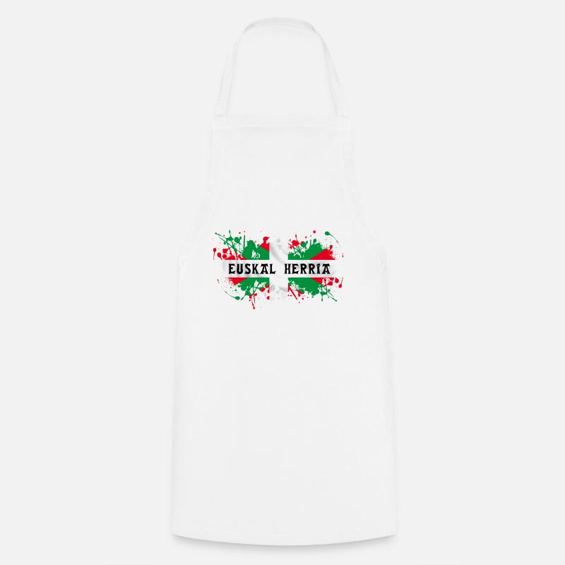 euskal herria - pays basque 59 - Tablier de cuisine - blanc