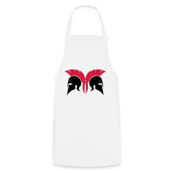 spartaner_002 - Tablier de cuisine - blanc - Devant - AI Model Male 185 dark (185cm)
