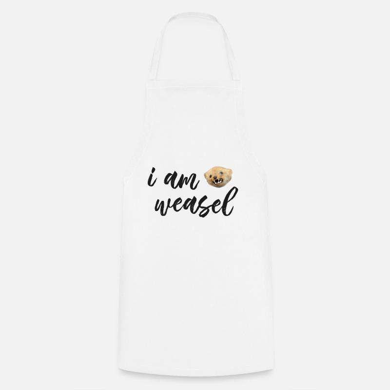 I.M. Weasel / I am Weasel - Tablier de cuisine - blanc