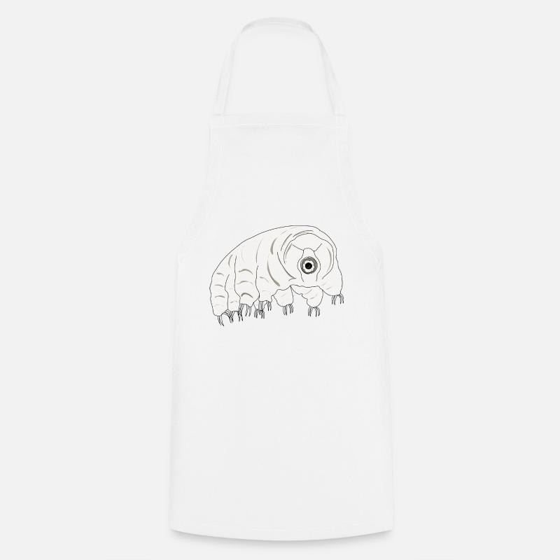 Tardigrade water bear - Cooking Apron - white