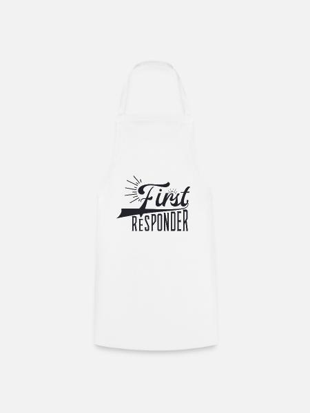First Responder - Cooking Apron - white