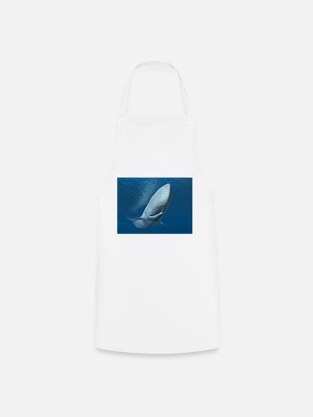 Cachalot, baleine, baleine, idée cadeau - Tablier de cuisine - blanc