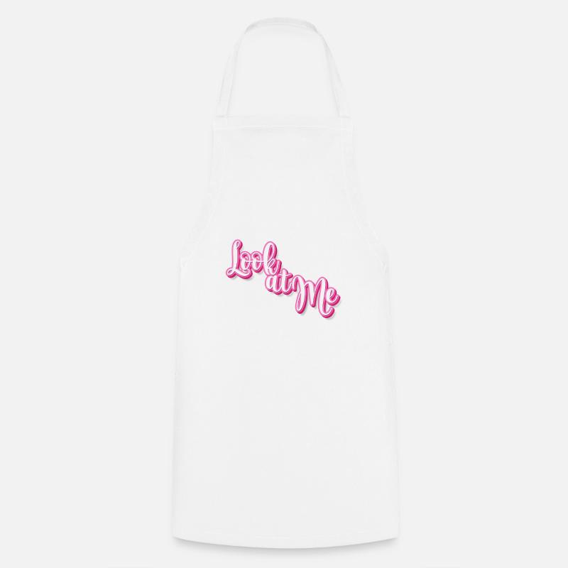 Regarde-moi - Tablier de cuisine - blanc