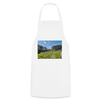 Cromer Norfolk Town Center - Cooking Apron - white - Front - AI Model Male 185 dark (185cm)