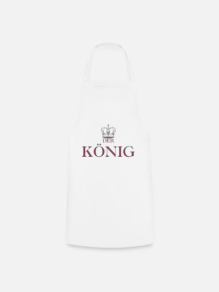 Der König - Kochschürze - Weiß