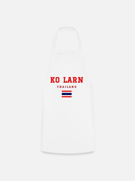 Ko Larn Thailand - Kochschürze - Weiß