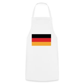 Deutschland - Kochschürze - Weiß - Vorne - AI Model Male 185 dark (185cm)
