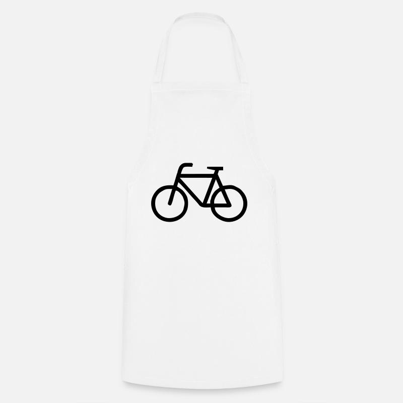 fahrrad - Cooking Apron - white