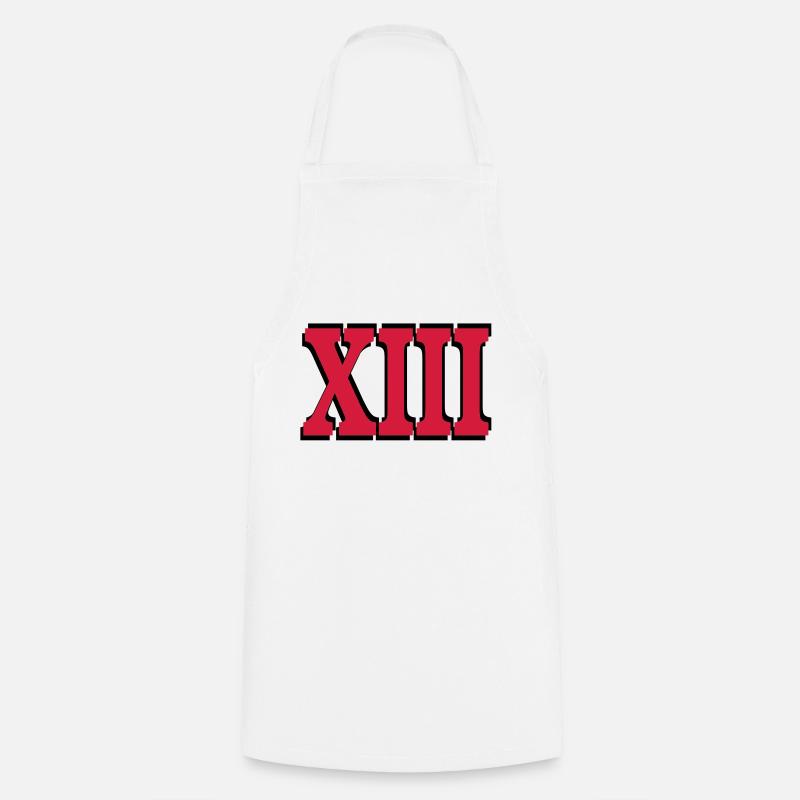 13th Birthday - Cooking Apron - white