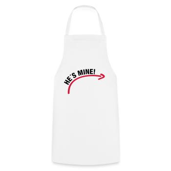 hes_mine_wq2 - Tablier de cuisine - blanc - Devant - AI Model Male 185 dark (185cm)
