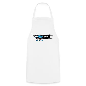 C42 - Tablier de cuisine - blanc - Devant - AI Model Male 185 dark (185cm)