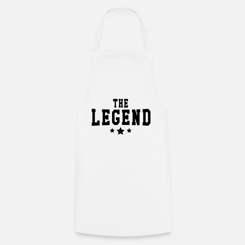 The Legend - Cooking Apron - white