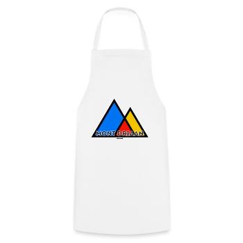 Mont Driaan - Tablier de cuisine - blanc - Devant - AI Model Male 185 dark (185cm)