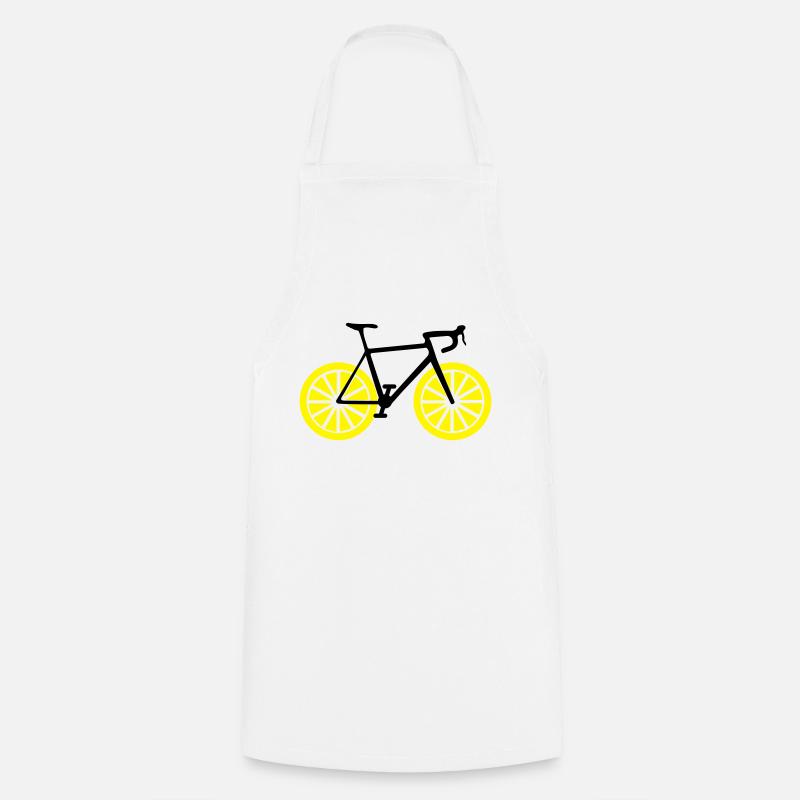 Vélo au citron - Tablier de cuisine - blanc