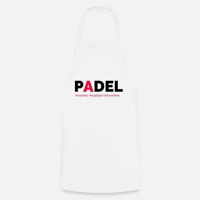 Padel ( Padel ) - Tablier de cuisine - blanc