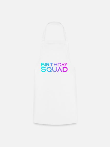 Birthday Squad - Kochschürze - Weiß