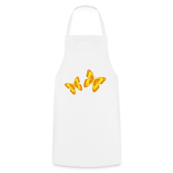 Schmetterling Falter Insekten Frühling Sommer bunt - Kochschürze - Weiß - Vorne - AI Model Male 185 dark (185cm)
