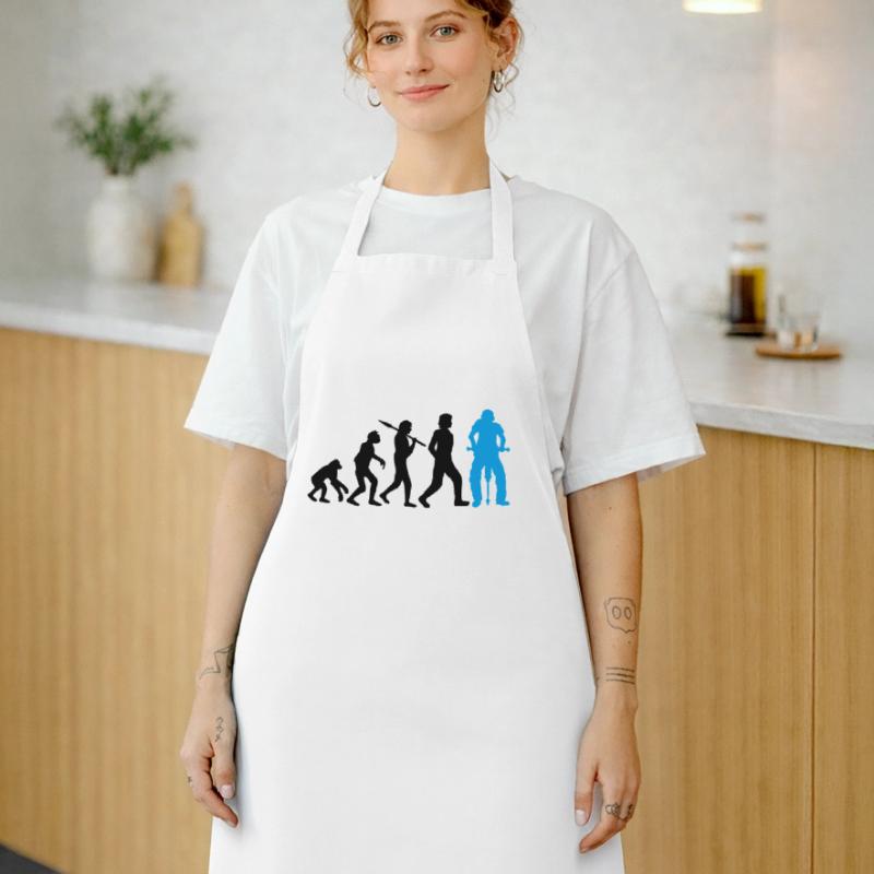 Logo Evolution Jackhammer Cooking Apron
