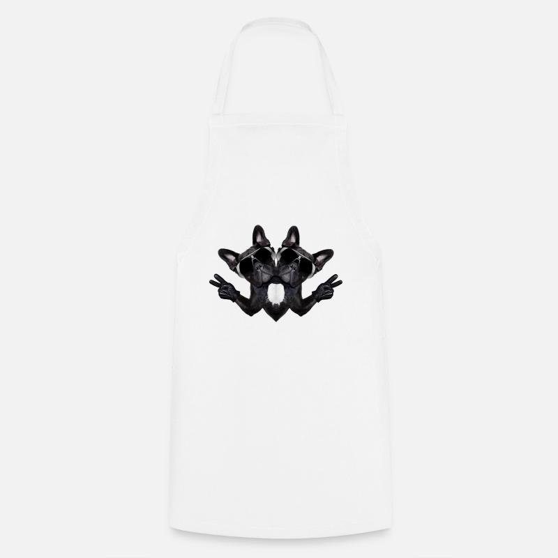 Chien abstrait - Tablier de cuisine - blanc