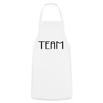 Team - Kochschürze - Weiß - Vorne - AI Model Male 185 dark (185cm)