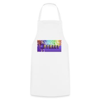 HIPHOP - Tablier de cuisine - blanc - Devant - AI Model Male 185 dark (185cm)