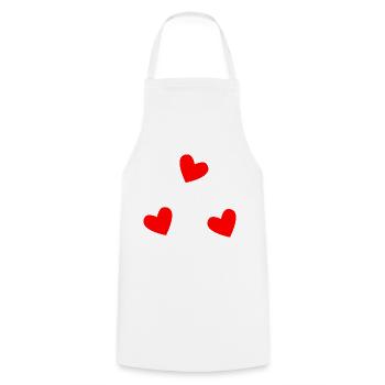 MUTTERTAG. SCHÖNEN MUTTERTAG. MAMA. ICH LIEBE DICH - Kochschürze - Weiß - Vorne - AI Model Male 185 dark (185cm)