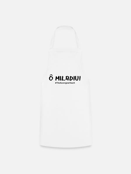 Ô miladiu ! - Tablier de cuisine - blanc
