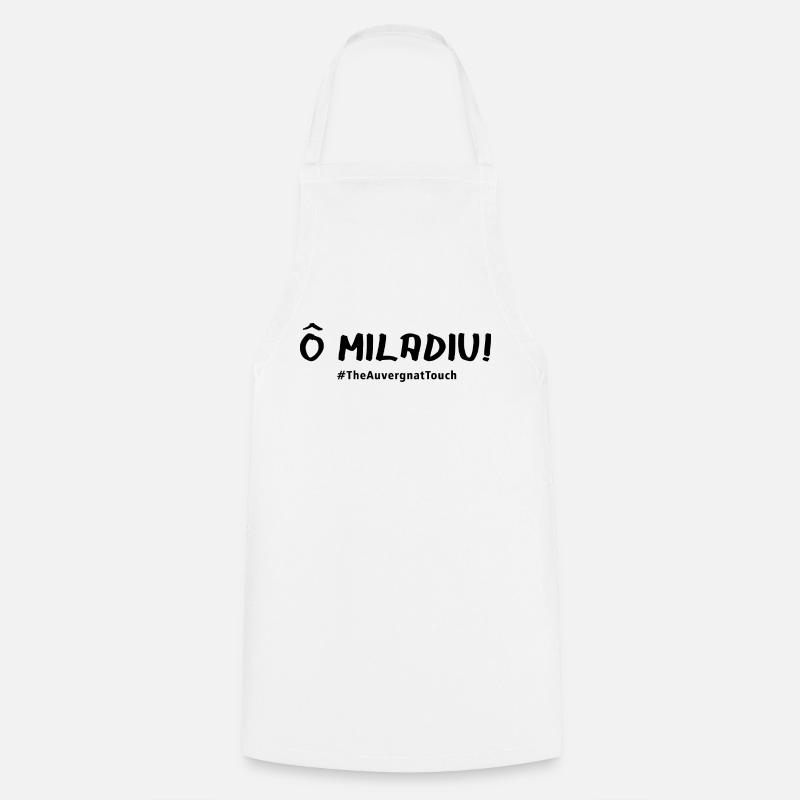 Ô miladiu ! - Tablier de cuisine - blanc