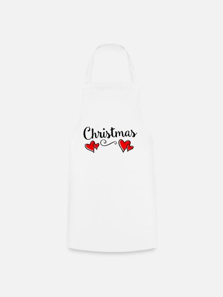 christmas - Kochschürze - Weiß