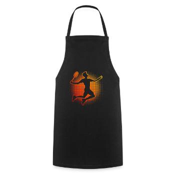 Badminton Players Badminton Women Squash Men - Cooking Apron - black - Front - AI Model Male 185 dark (185cm)