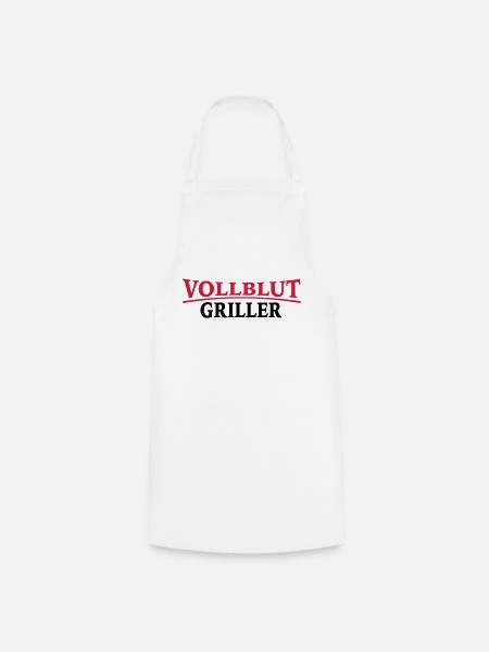 grillen - Kochschürze - Weiß