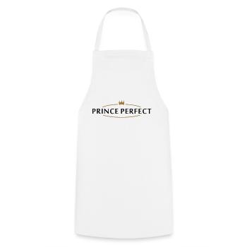 prince perfect (2c) - Kochschürze - Weiß - Vorne - AI Model Male 185 dark (185cm)