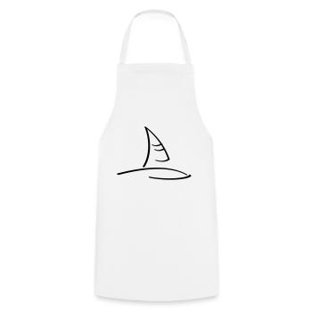 Windsurfen / wind surfing (1c) - Cooking Apron - white - Front - AI Model Male 185 dark (185cm)