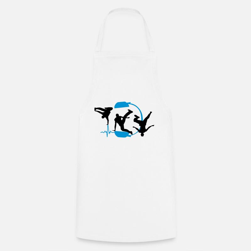 breakdancer - Kochschürze - Weiß