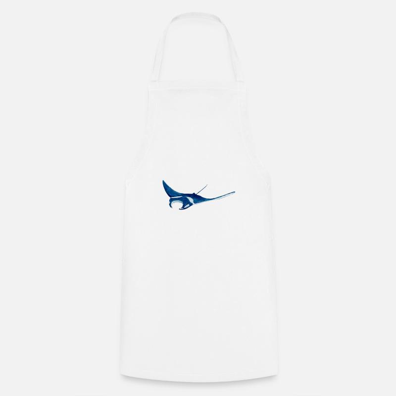 Mantarochen - Kochschürze - Weiß