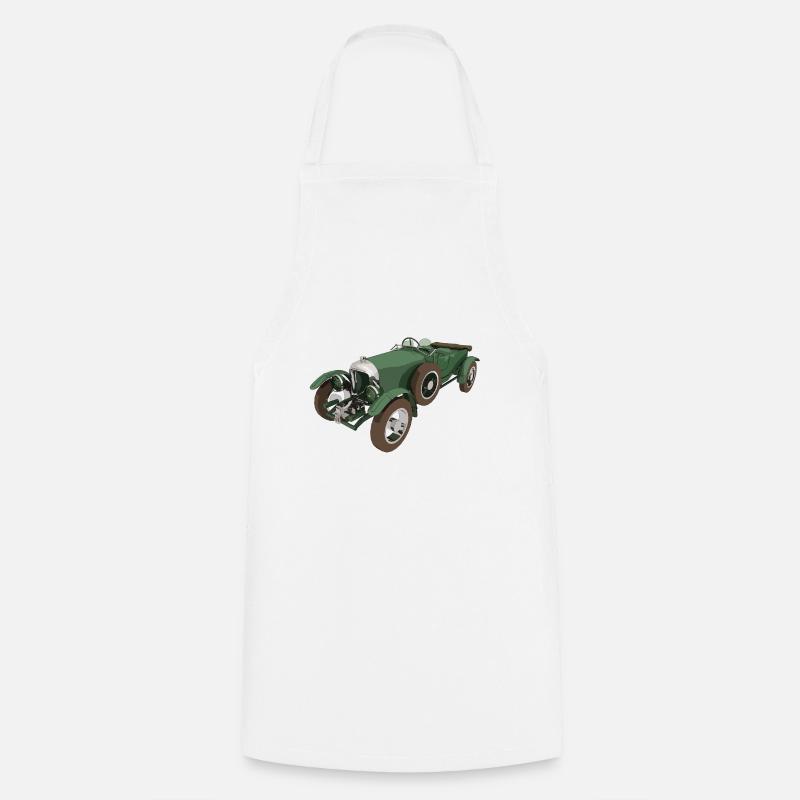 Nice classic car, car, car - Cooking Apron - white