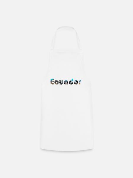 Ecuador - Kochschürze - Weiß