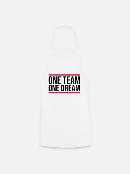Teamgeist One Team - Kochschürze - Weiß