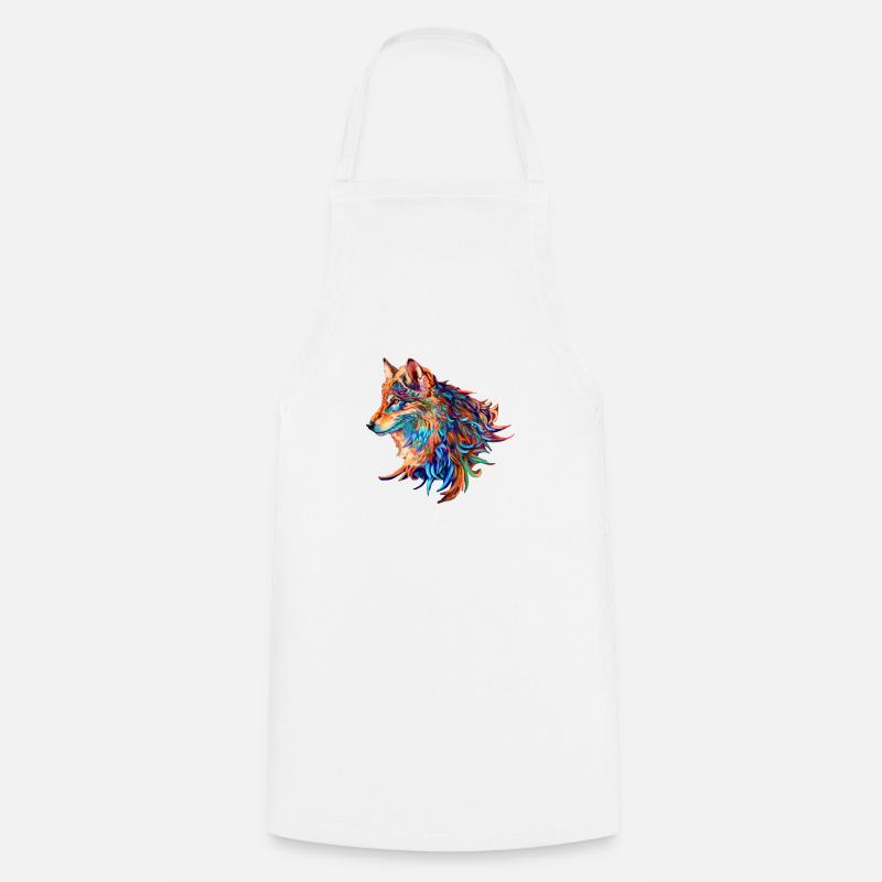 Loup - Tablier de cuisine - blanc