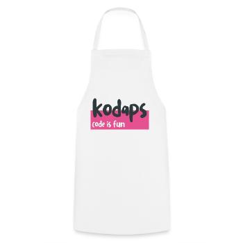 kodaps sq dark - Tablier de cuisine - blanc - Devant - AI Model Male 185 dark (185cm)