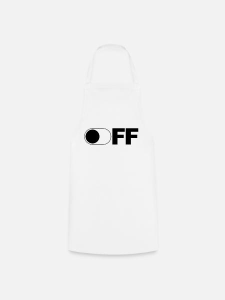 OFF - Kochschürze - Weiß