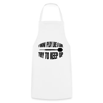 Darts Gift Darts Saying Dartsport Player - Cooking Apron - white - Front - AI Model Male 185 dark (185cm)