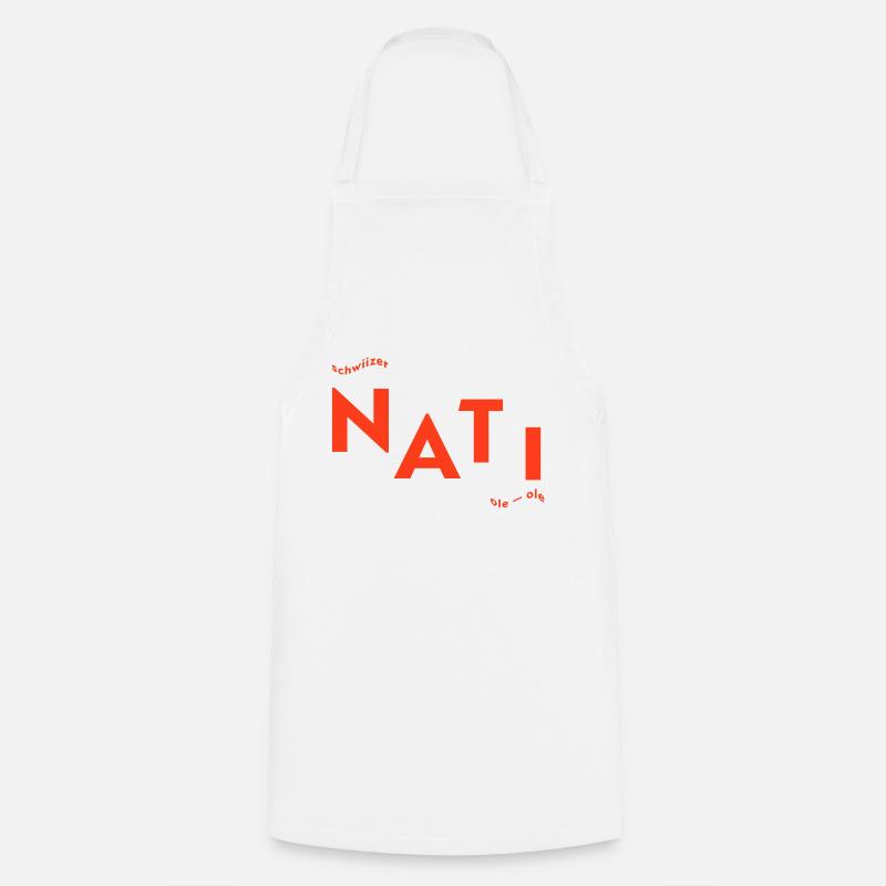 Schweizer Nati - Tablier de cuisine - blanc