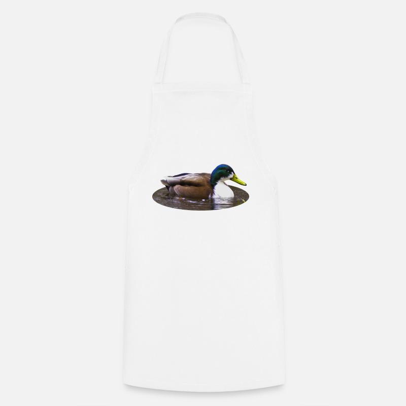 Canard colvert Canard Canard Canard - Tablier de cuisine - blanc