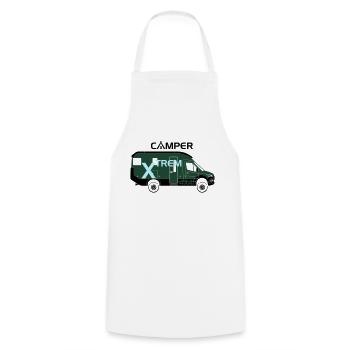 Camper X TREM - Kochschürze - Weiß - Vorne - AI Model Male 185 dark (185cm)