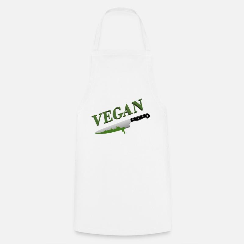 Vegan - Cooking Apron - white