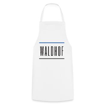 Waldhof Barackler - Kochschürze - Weiß - Vorne - AI Model Male 185 dark (185cm)